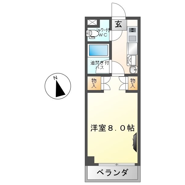ラヴィアンローズⅡ 間取り