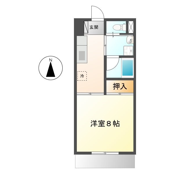ハイツ太田Ｃ 間取り