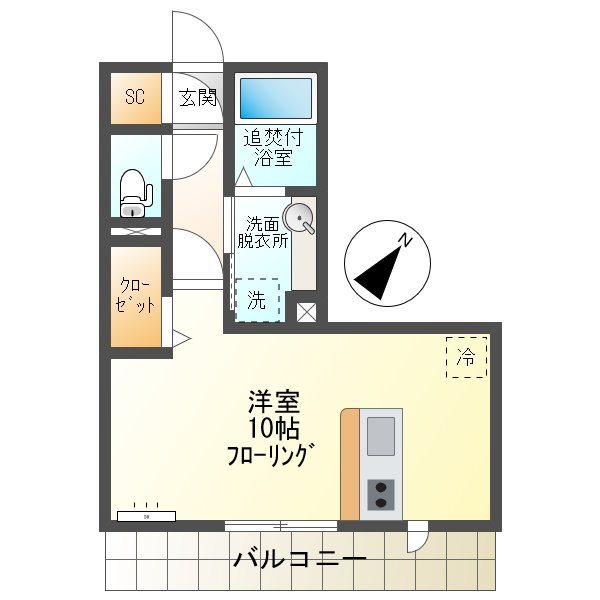 アレーズ　ジュアン 間取り