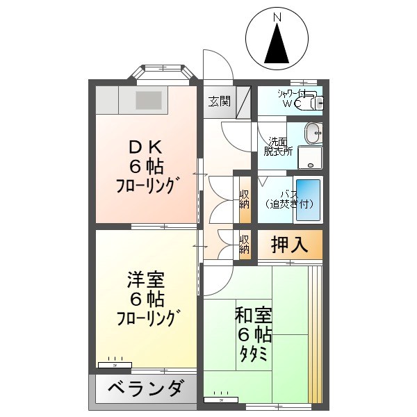 ソレイユ古里 間取り