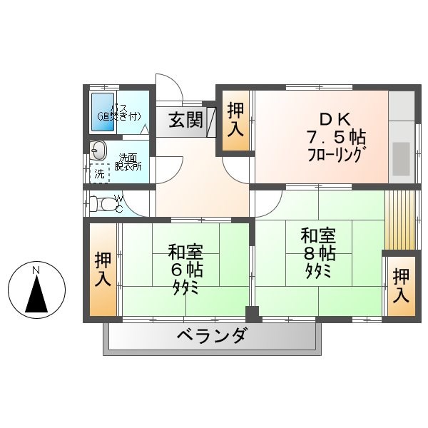 柳沢アパート１ 間取り