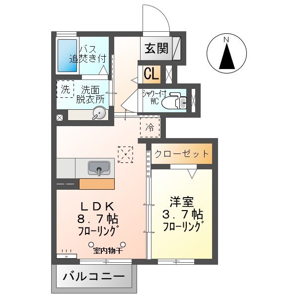プリマージュ　A 間取り