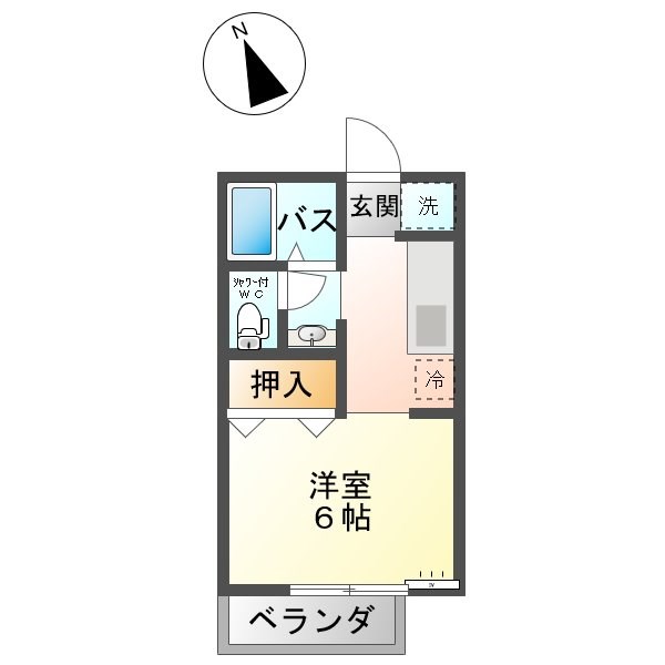 サンビレッジ塩尻B 間取り