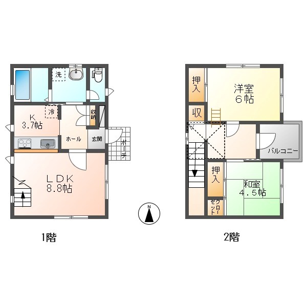長野県佐久市長土呂 間取り