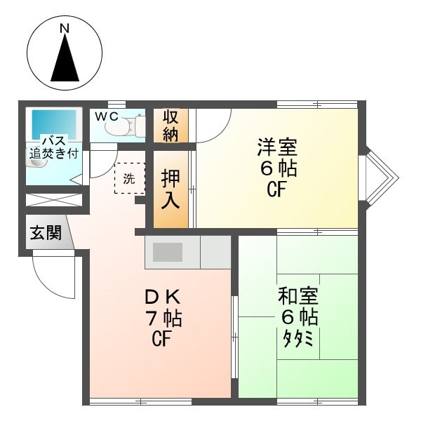 アトウレあすかＢ 間取り