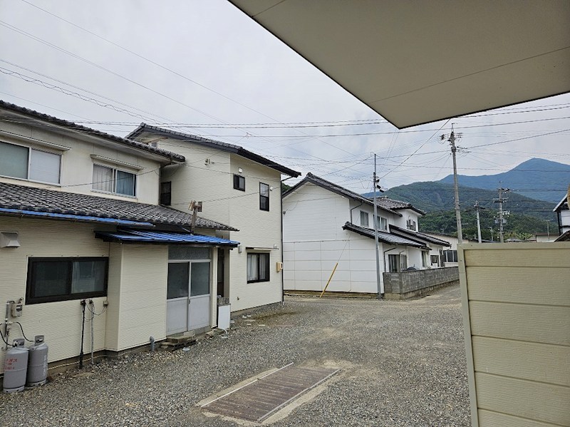 グリーンハウスB ベランダ