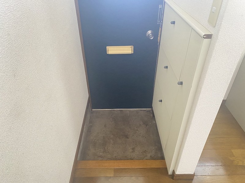 クレールあおば 玄関