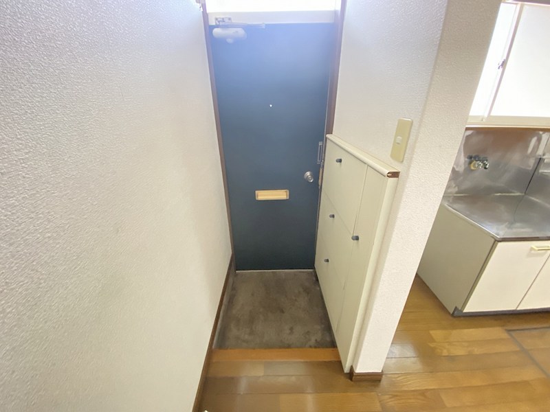 クレールあおば 玄関