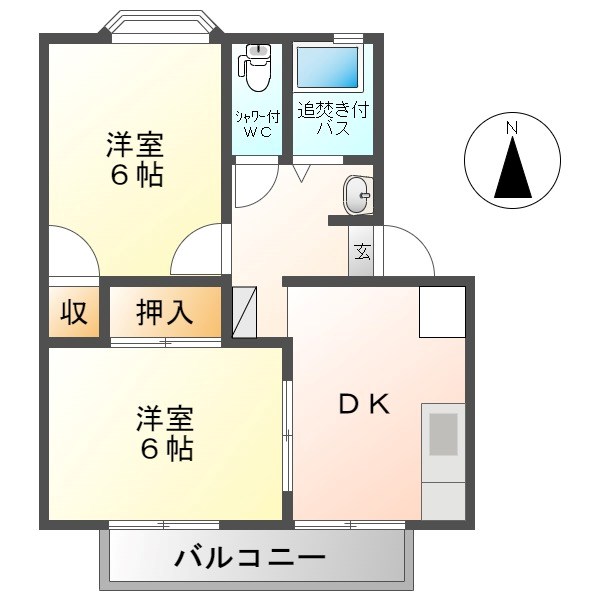 ベルピア花里Ａ 間取り