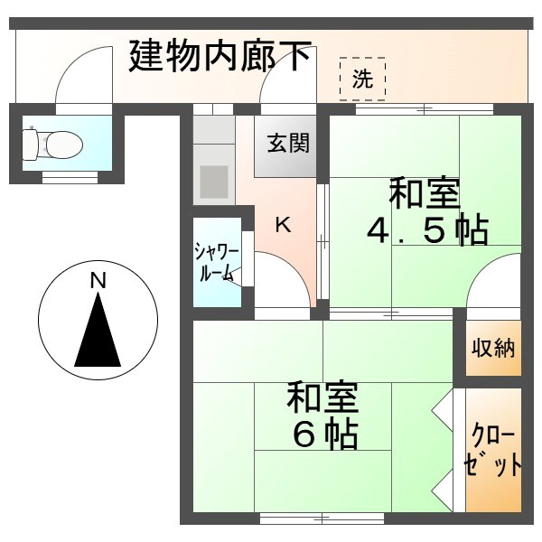東町荘 間取り