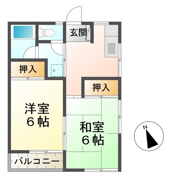 ハイツオカベ 間取り