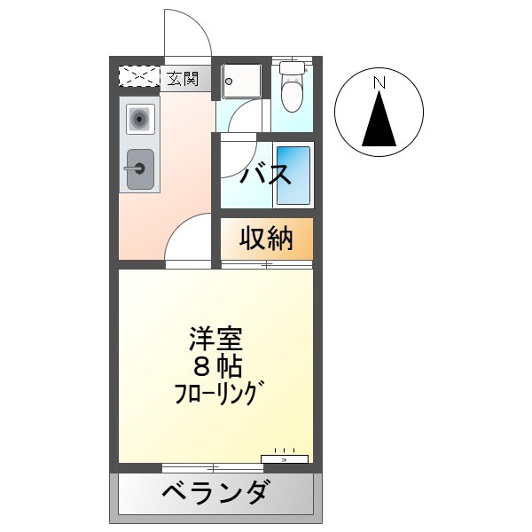 保屋野ハイツ 間取り