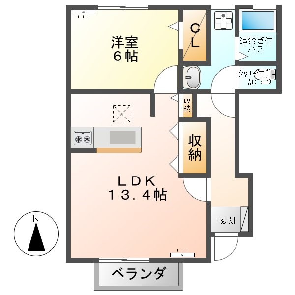 サフィーロ　Ｂ棟 間取り