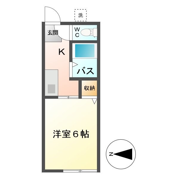 シティハイム山崎A 間取り