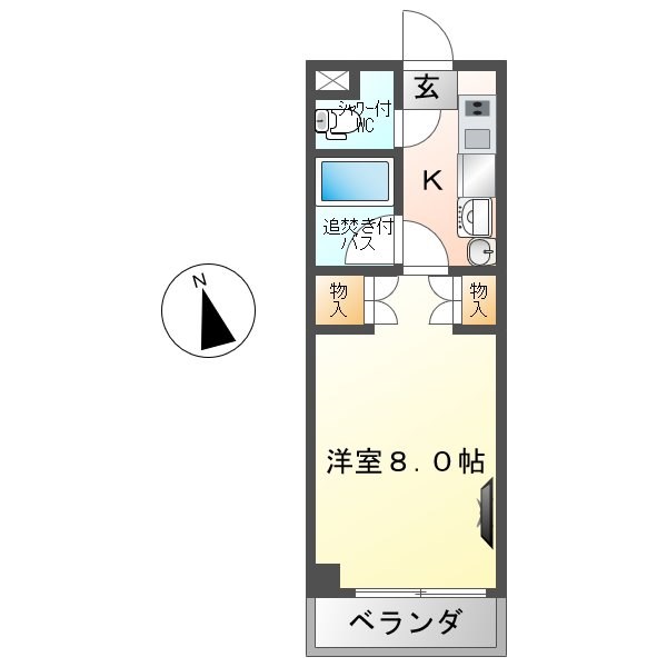 ラヴィアンローズⅡ 間取り