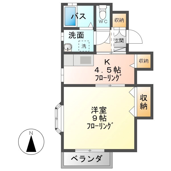 ホシバコーポ 間取り
