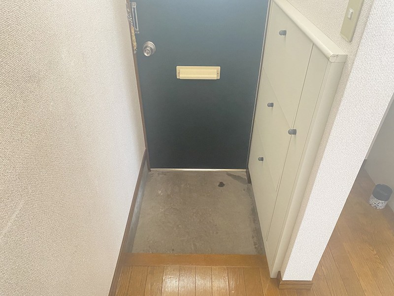 クレールあおば 玄関