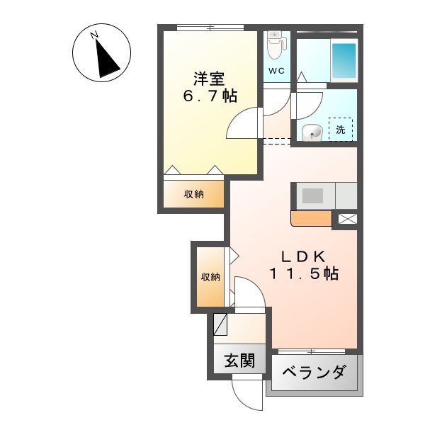 グランディⅡ 間取り