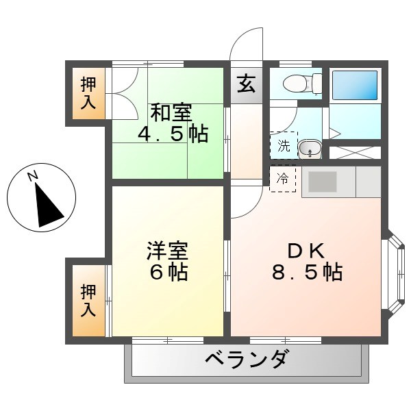 マンション桜井 間取り
