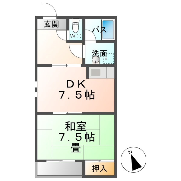 長野県上田市長瀬 間取り