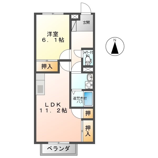 長野県埴科郡坂城町南条 間取り