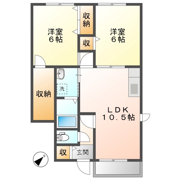長野県佐久市新子田1856-8 間取り