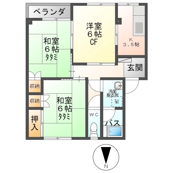 長野県上田市古里 間取り