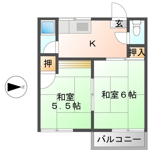 フォーブル横和 間取り