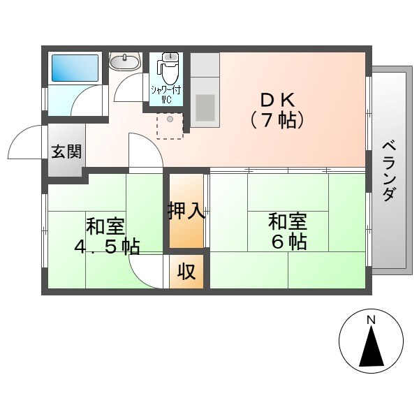 ハイツ曙 間取り