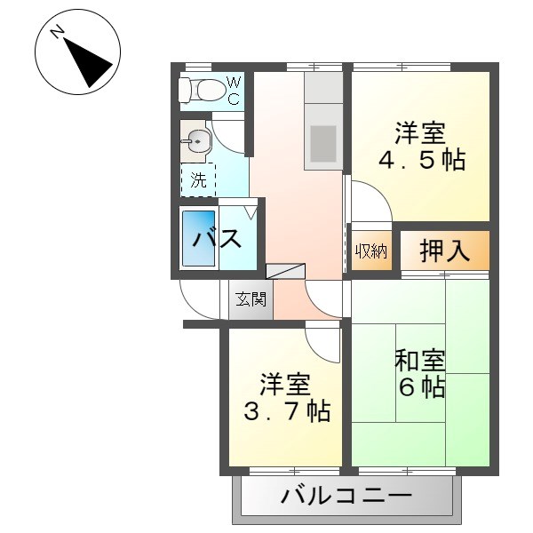 サニーハイツＡ 間取り