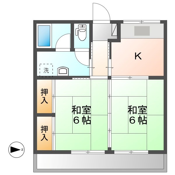 コーポ駒場 間取り
