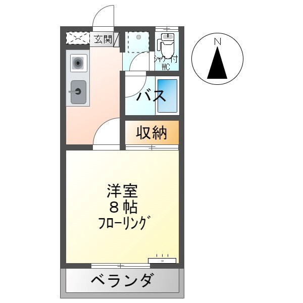 保屋野ハイツ 間取り