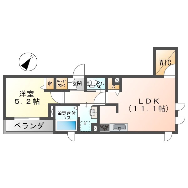 グランサンク天神 間取り