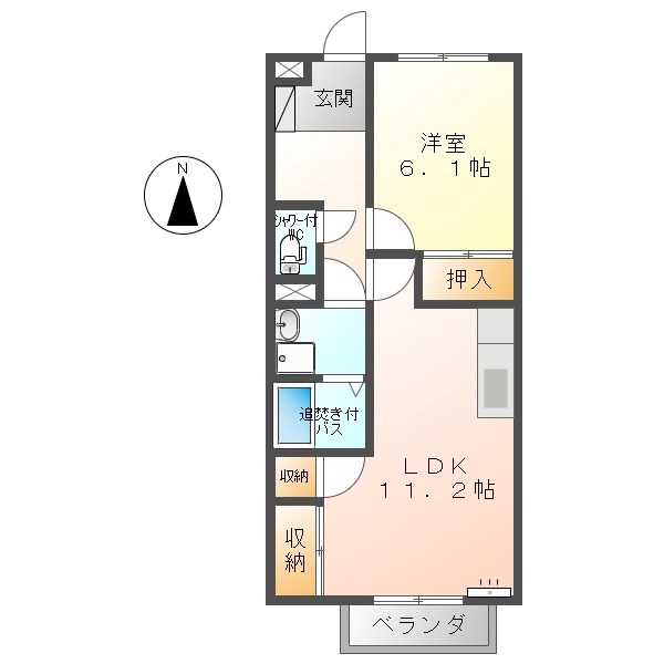長野県埴科郡坂城町南条 間取り