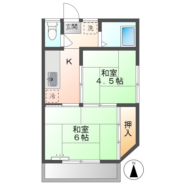 ハイツあげはⅠ 間取り