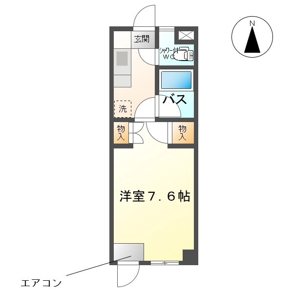 グリーンコートＣ 間取り