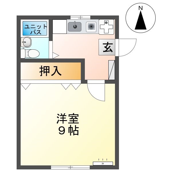 ハイツアシスト古安曽 間取り