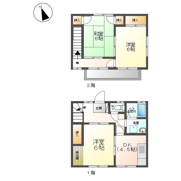 丸山住宅Ｂ 間取り