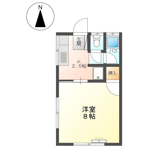コーポ上原 間取り