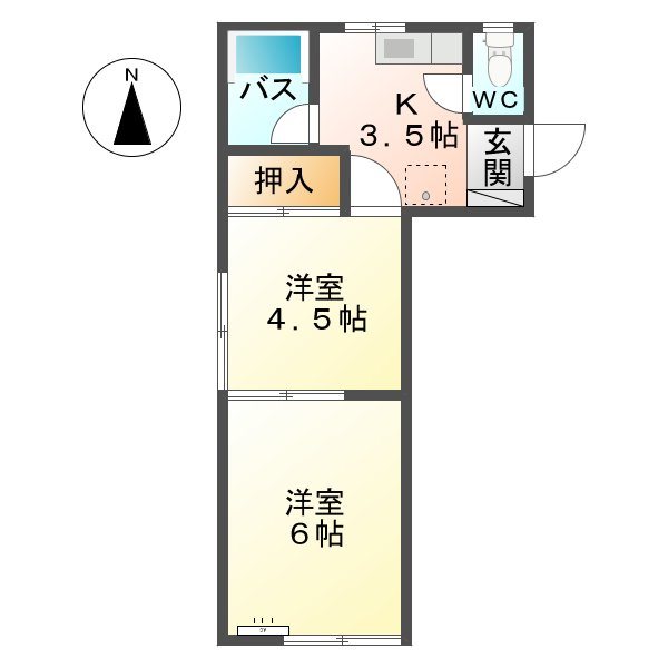 コーポ天竺 間取り