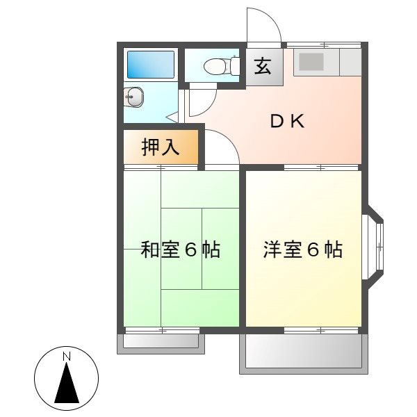 ハイツ尾崎 間取り