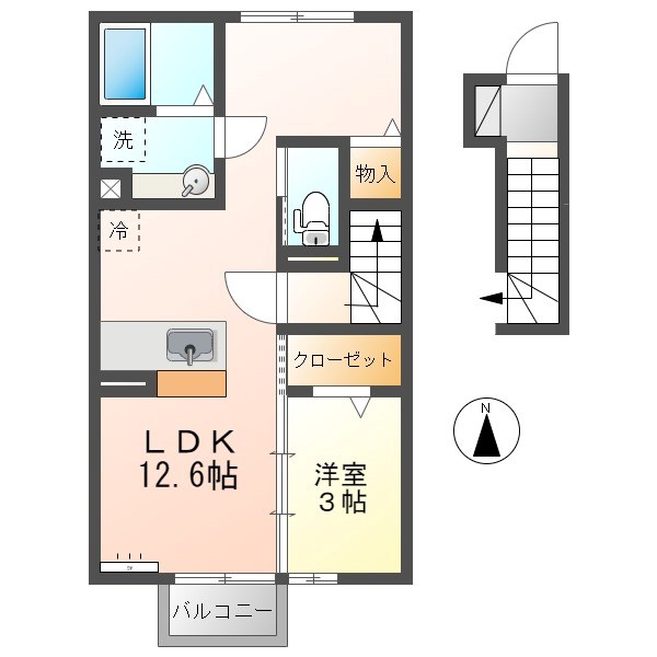ブルーシエル　Ｂ棟 間取り