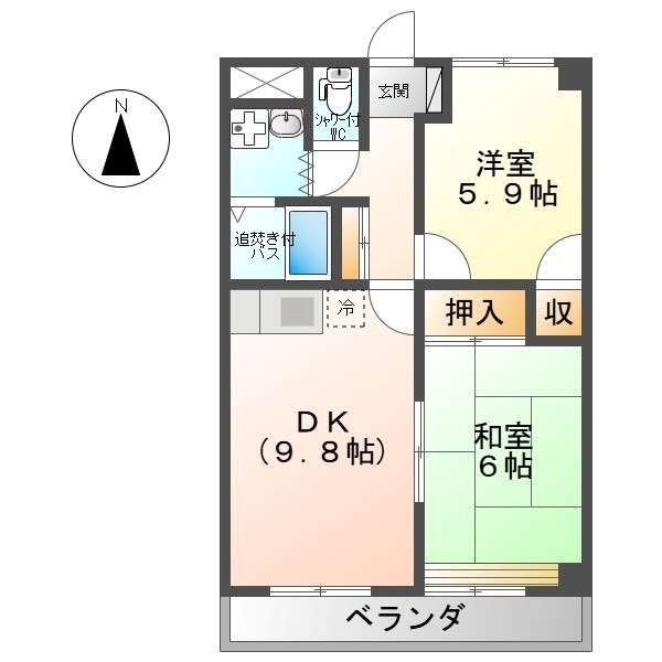 サンロードかざわ 間取り