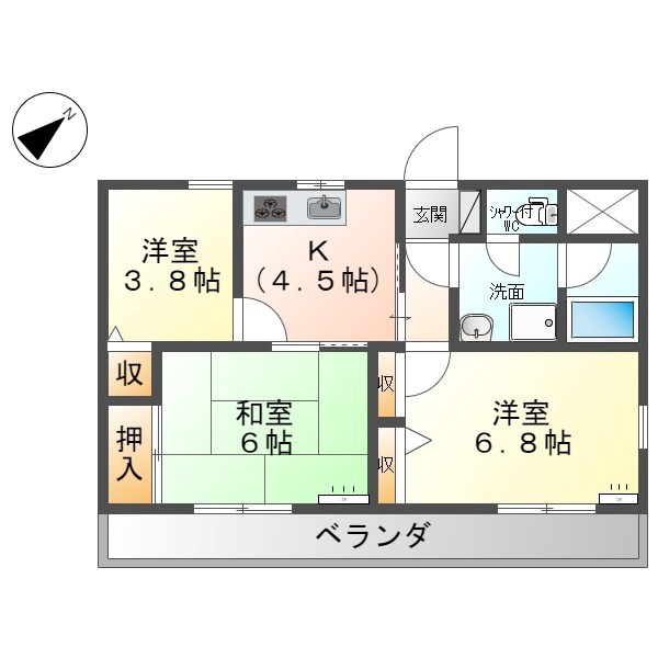 エトワール上田 間取り