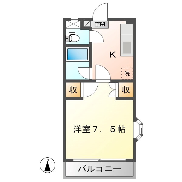 ハイツプランタン 間取り