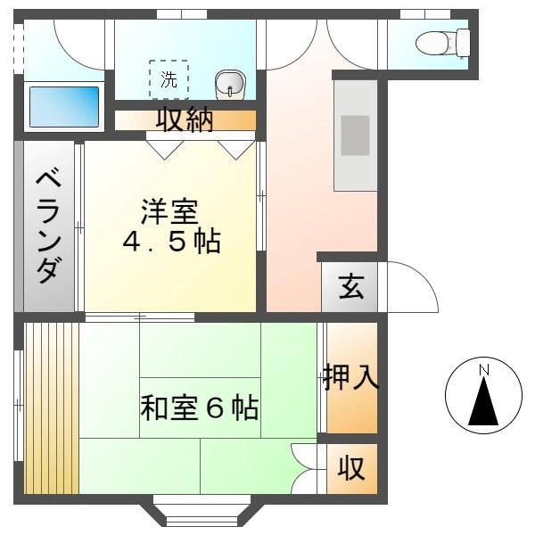 塩崎第２ビル 間取り
