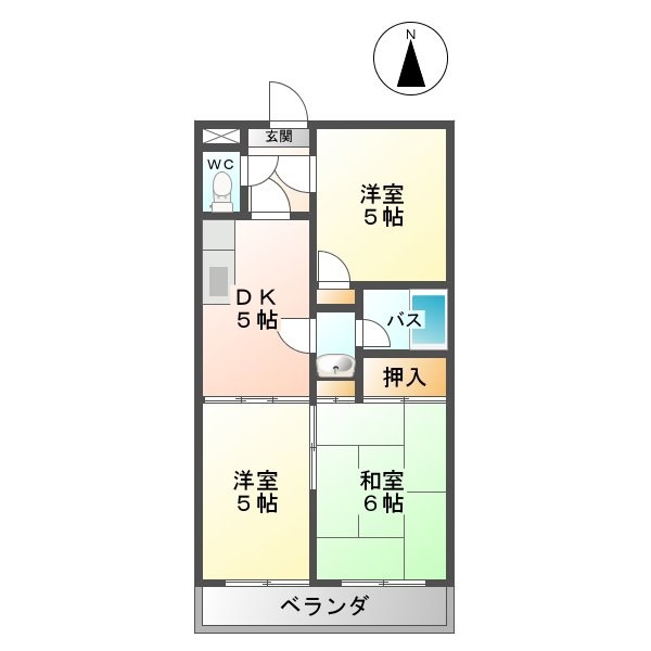 長野県上田市住吉 間取り