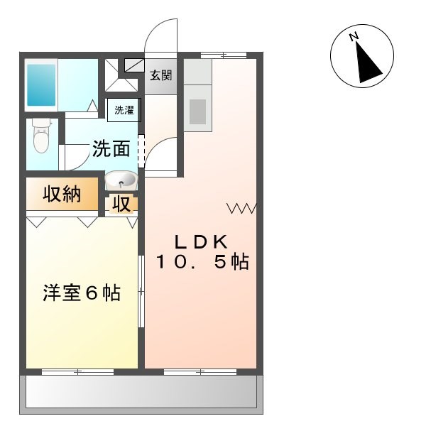 禅屋コーポ 間取り