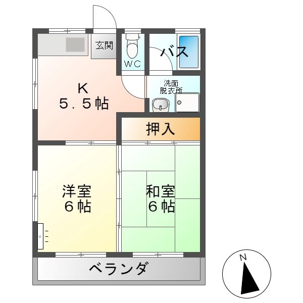 コーポむつみ 間取り