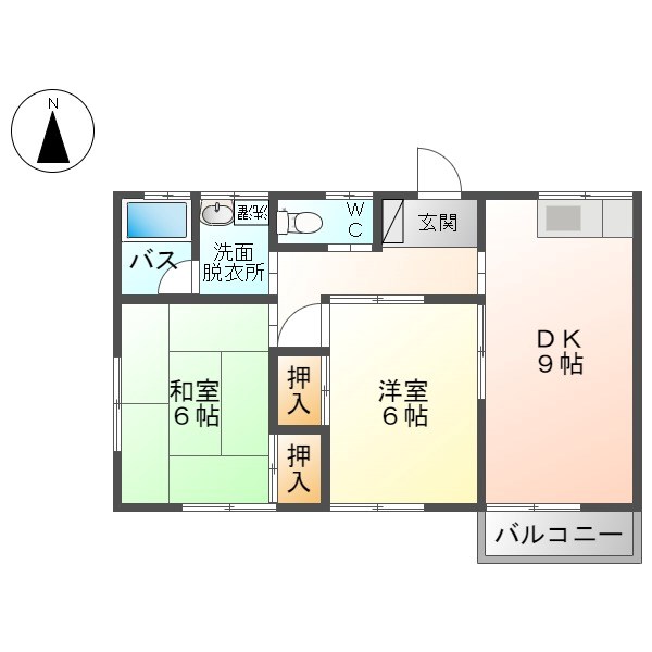コーポ舞沢Ａ 間取り